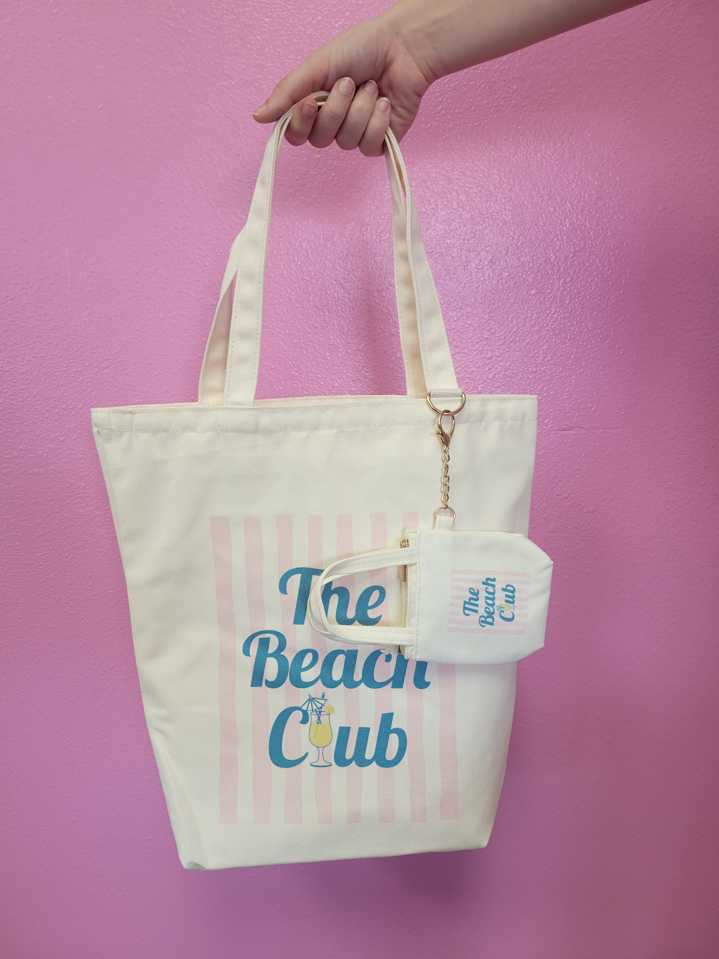 Mini Canvas Tote Bag Charm