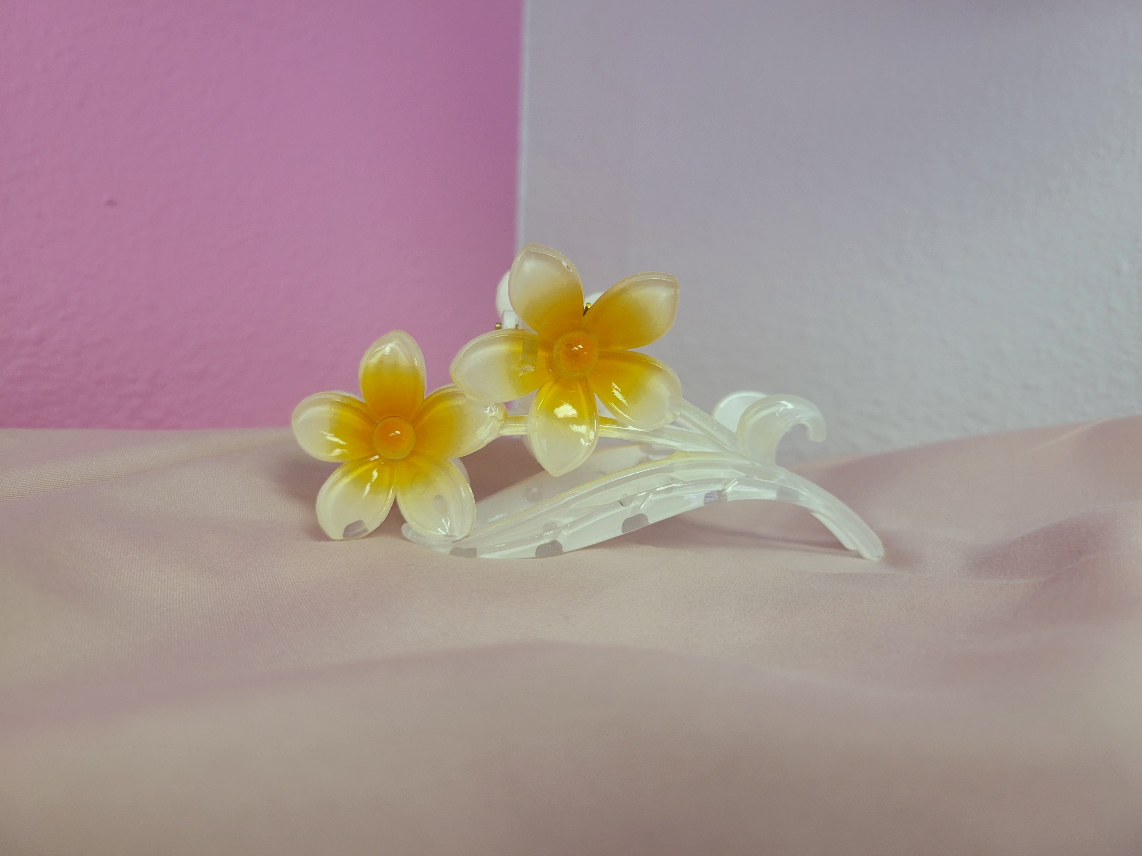 Hibiscus Flower Bouquet Clawclip