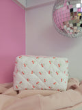 Cherry Print Makeup Bag