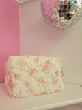 Rose Patterned Makeup Bag