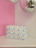 Roses and bow pattern Makeup Bag
