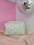 Blue Spring Makeup Bag