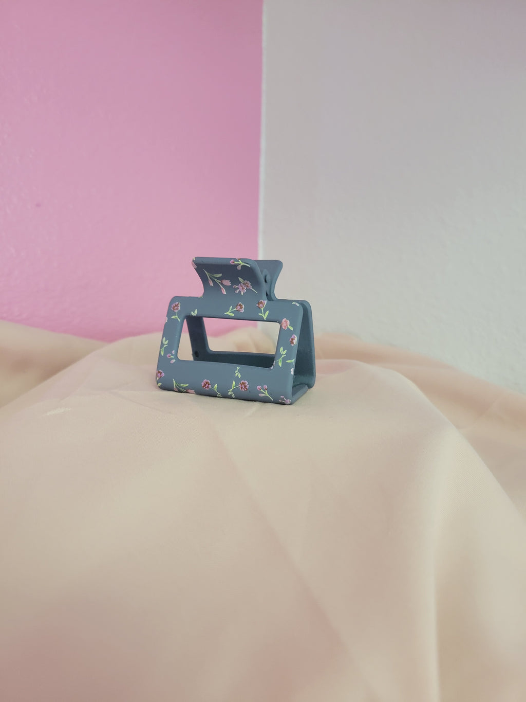 Floral Print Clawclip